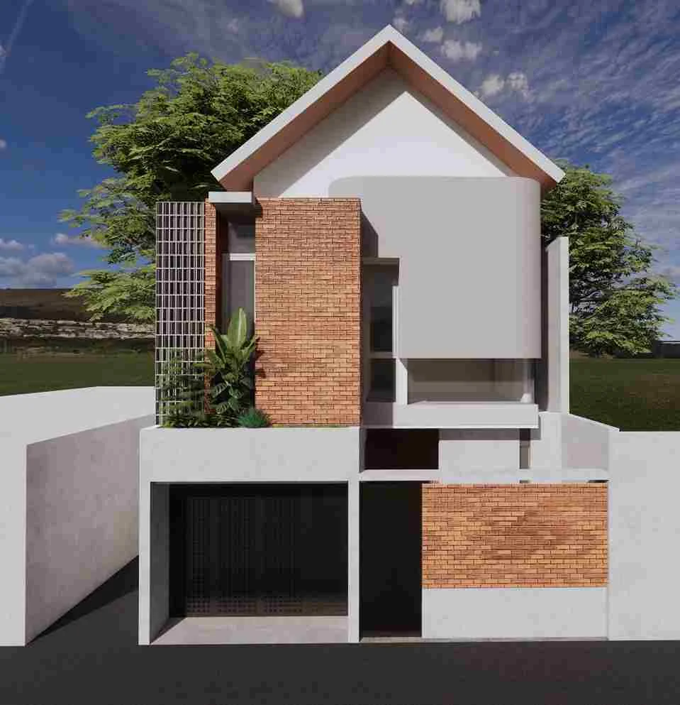 Fasad Villa Tropis Scandinavian